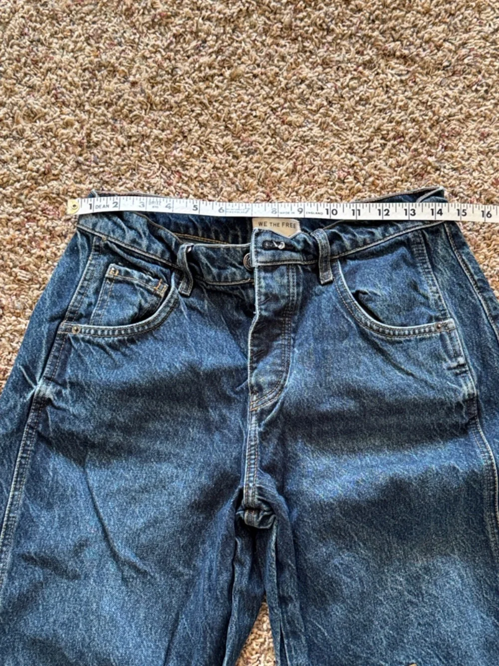 FP We the Free Barrel Jeans | Size 26S